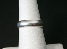 Lovely Trendy Vintage Sterling Silver Simple Band Size. Make Offer 509