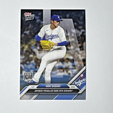 ROKI SASAKI 2025 Topps Now OS-13 Free Agent Signing With Los Angeles Dodgers