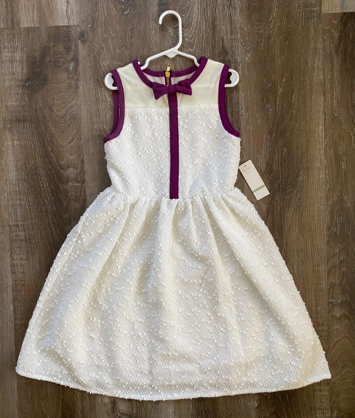 LAUNDRY by SHELLI SEGAL~NWT Girl's Fit & Flare Dress~Girl's Size 7~Textured~NEW