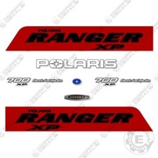 Fits Polaris Ranger 700 XP Decal Kit Utility Vehicle RED (04-08) - 3M VINYL!