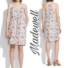 New MADEWELL Size 4 Daybreak Turkish Garden Silk Dress $138 Tag
