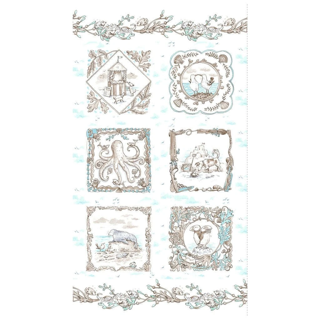 Paneles de tela artesanal de Playa y náutico