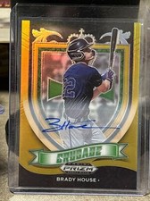 2021 Panini Prizm Draft Picks Brady House Crusade Gold /10 Auto SSP Nationals