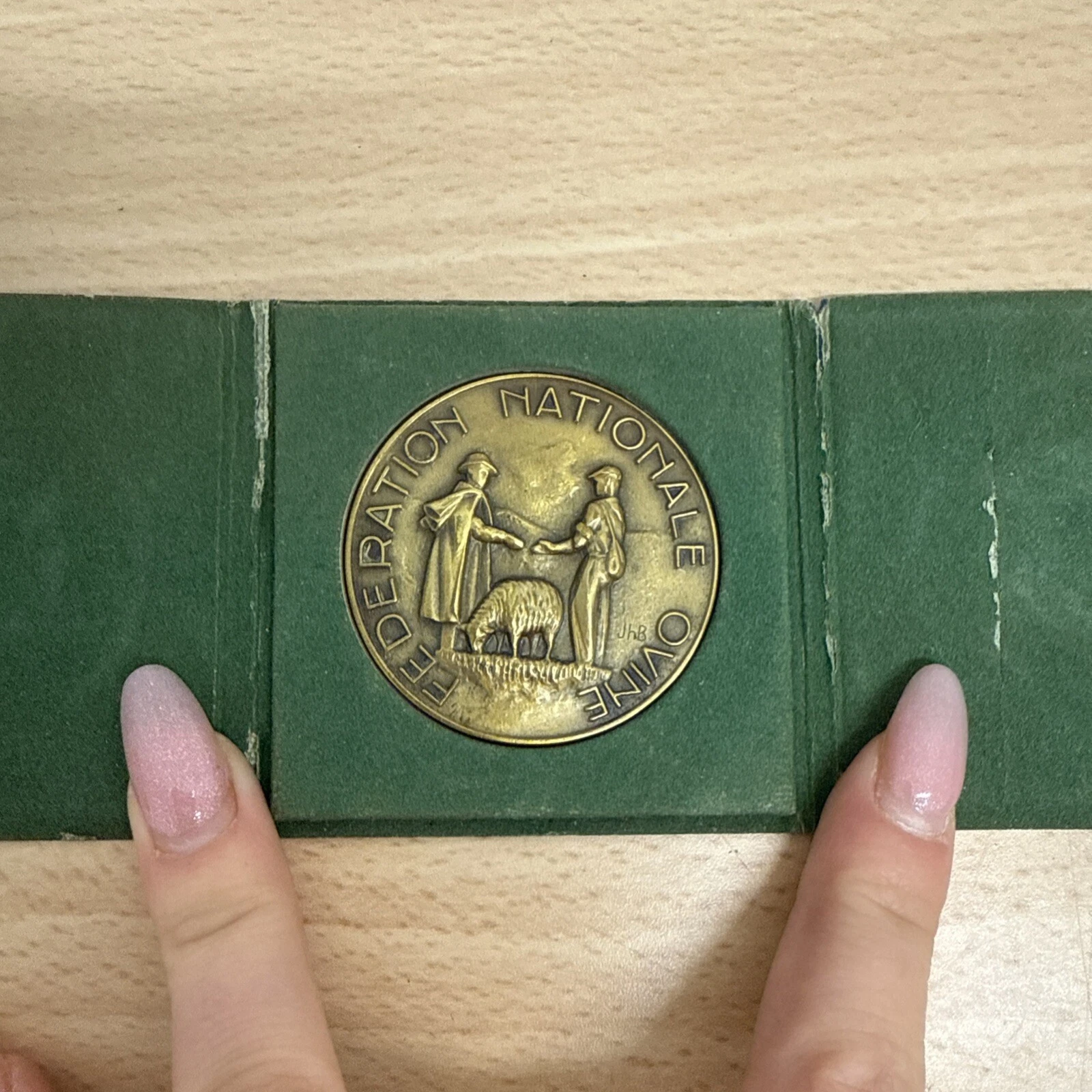 Médaille Fédération Nationale Ovine Graveur JhB
