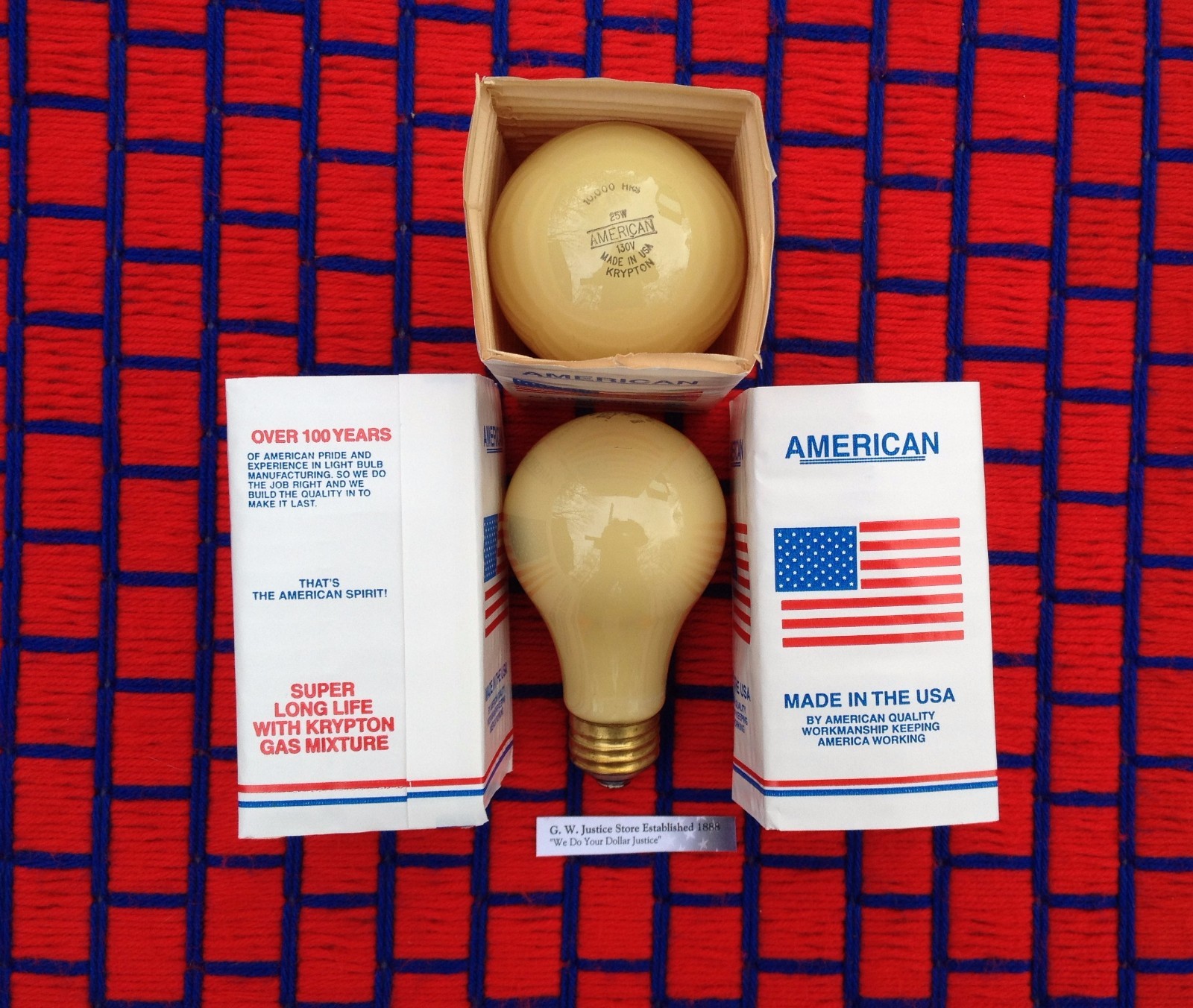 Box of 12 BUG yellow 25w A19 sign & string LIGHT BULB 25 WATT 130V 25A19 outdoor