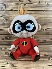 Disney Store The Incredibles 2 Baby Jack Jack 9" Plush Superhero Sitting Toy