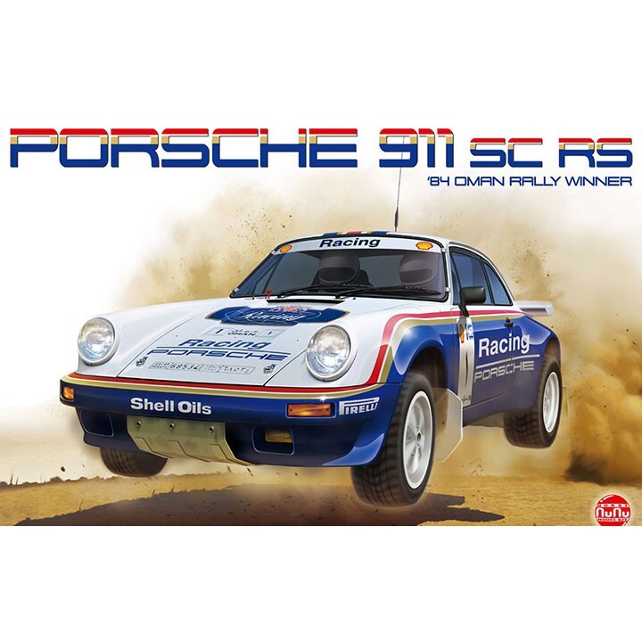 NuNu Model #PN24011 1/24 Porsche 911 SC RS 1984 Oman Rally
