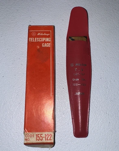 Mitutoyo 1/2"-3/4" Telescoping Gage 155-122 Japan NEW NEVER USED
