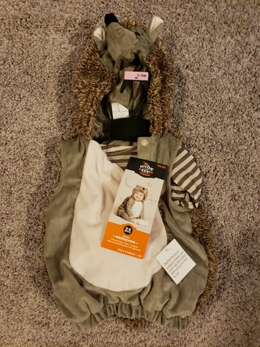 New Baby Hedgehog Plush Costume (0-6 mo) - Picture 3 of 3