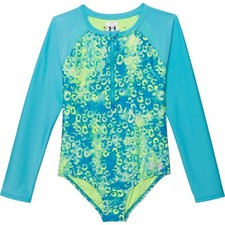 UNDER ARMOUR Girls 8, 16 Shadow Cheetah Paddleboard Unisuit NWT