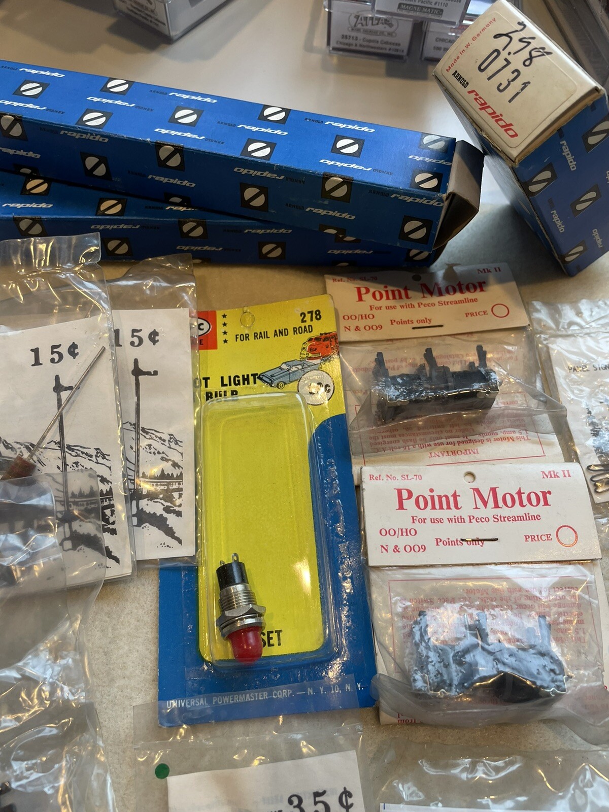 Random Lot of vintage NScale Train parts and pieces eBay