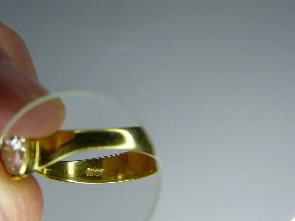 Solitär Diamantring 1,407ct, Kapstadt ,18ct Gold Handmade mit Zertifikat - Bild 3 von 4