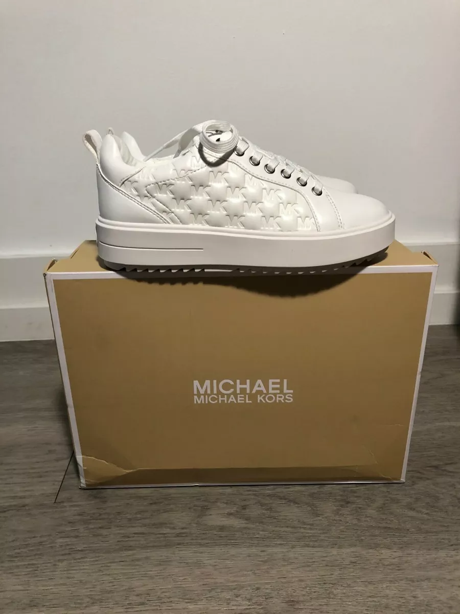 Michael Kors Sneaker Wit dames (43F2EMFS1L293 Emmett Strap Lace Up -  43F2EMFS1L293 Emmett Strap Lac) - Rigi