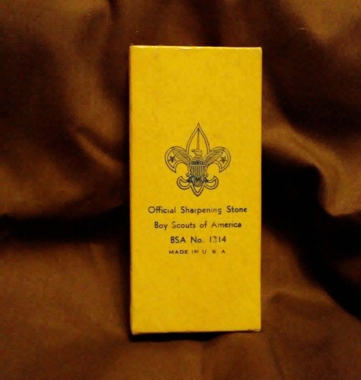 Official Boy Scout Sharpening Stone Vintage 1967 New in Box eBay
