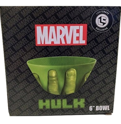 Marvel  Loot Crate Exclusive  Hulk Melamine Bowl-2017 New In the Box!