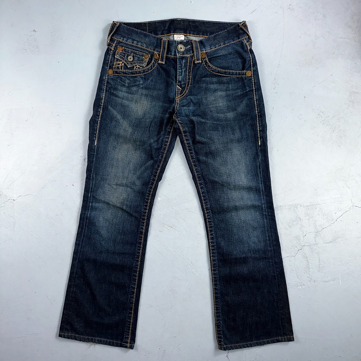 True Religion VTG Billy Big T Blue Jeans Bootcut Y2K Made