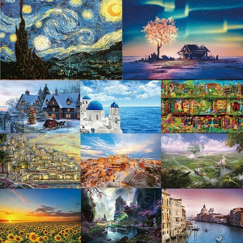 Toys Puzzles Puzzle Game Jigsaw Puzzle Landscapes Jigsaw Adults/KidsToy