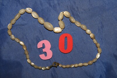 Lot De 6 Colliers Vintage Années 50/60 - Nacre Et Pierres Fantaisie, Bijoux Rétro Charmants