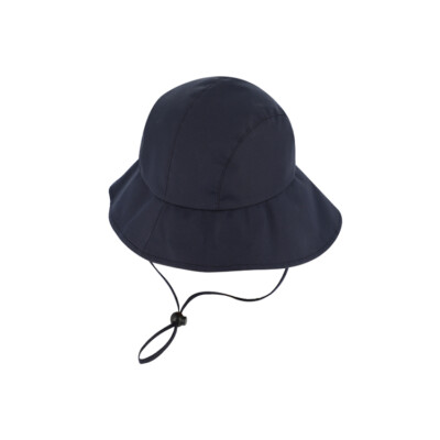 fiebig Stoffhut Nackenschutz uni verstellbares Band Sympatex  marine Gr. M-XL