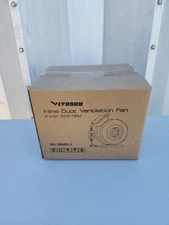Vivosun Inline Duct Ventilation Fan with Variable Speed Controller 203 CFM 4" 