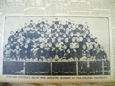 1901 harvard football team