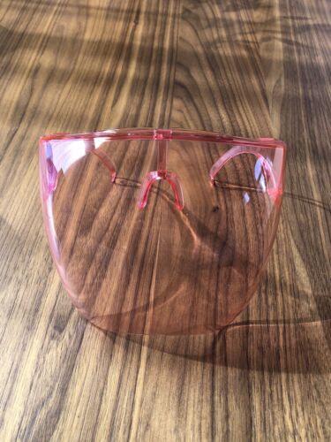 Face Shield Face Mask Reusable Glasses Visor Anti-Fog Full Face Multi Colors - Picture 3 of 10
