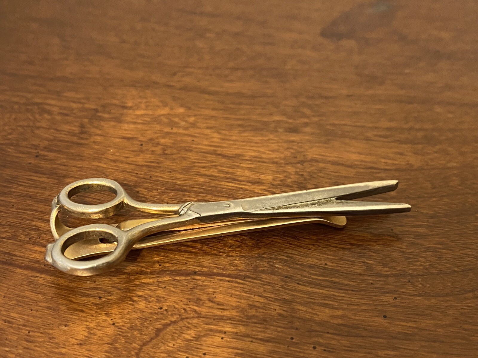 Scissors Vintage Swank Tie Clip Barber Hair Stylist Cutting Shears Tailor Sewing-image