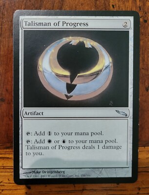 Talisman of Progress x1 MTG Mirrodin Magic Light Play LP English