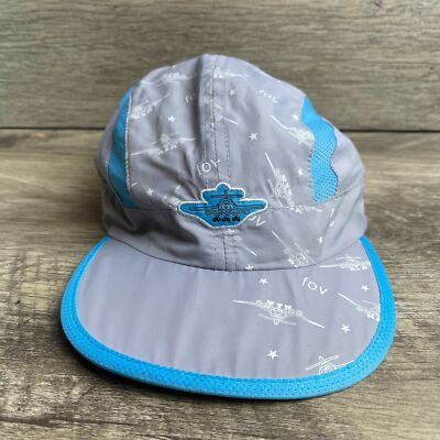 Baseball Cap Boy's One Size Gray Blue FOV Airplane Adjustable Strapback Hat