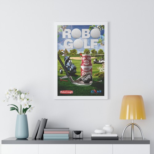 Robocough ROBOGOLF Framed Vertical Poster - Picture 5 of 10