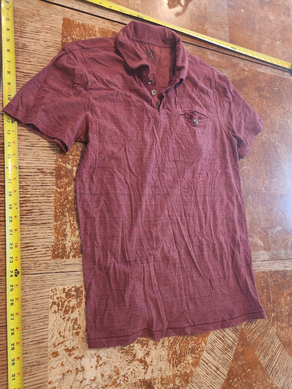 True Religion Polo Shirt Mens Medium Red Short Sleeve Embroidered Logo #S70