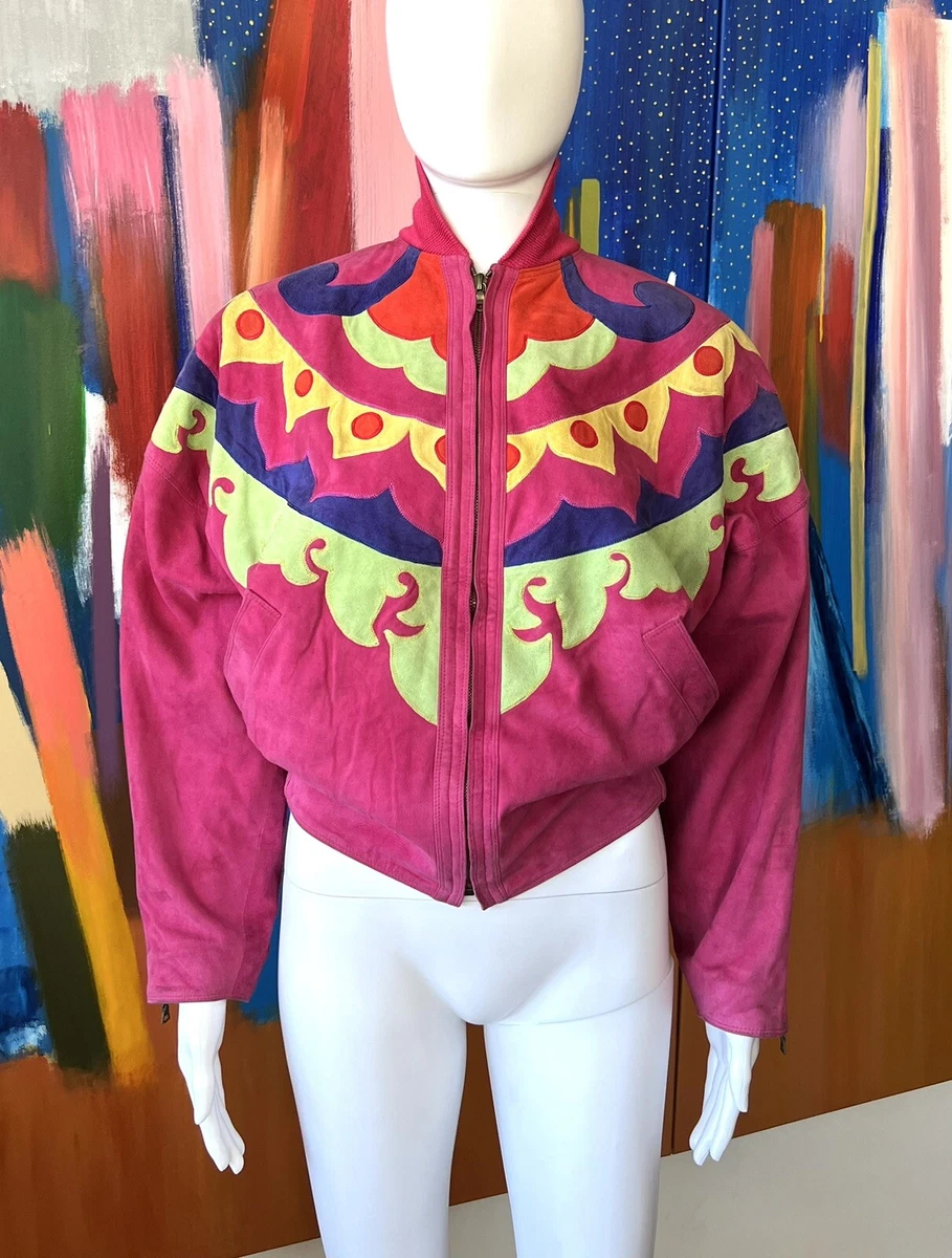 Vintage versace bomber clearance jacket