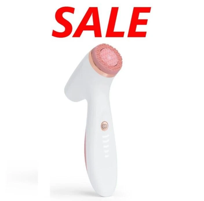 NU SKIN Lumispa IO Rose Gold Device with Magnetic Charger and Head - New -