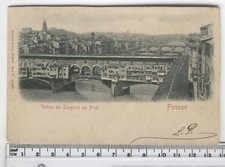 Postcard Tuscany-Florence View of the Lingarni-FI CC1465