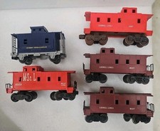 Lionel Caboose Lot of 5. O Ga. See Ad. F2 