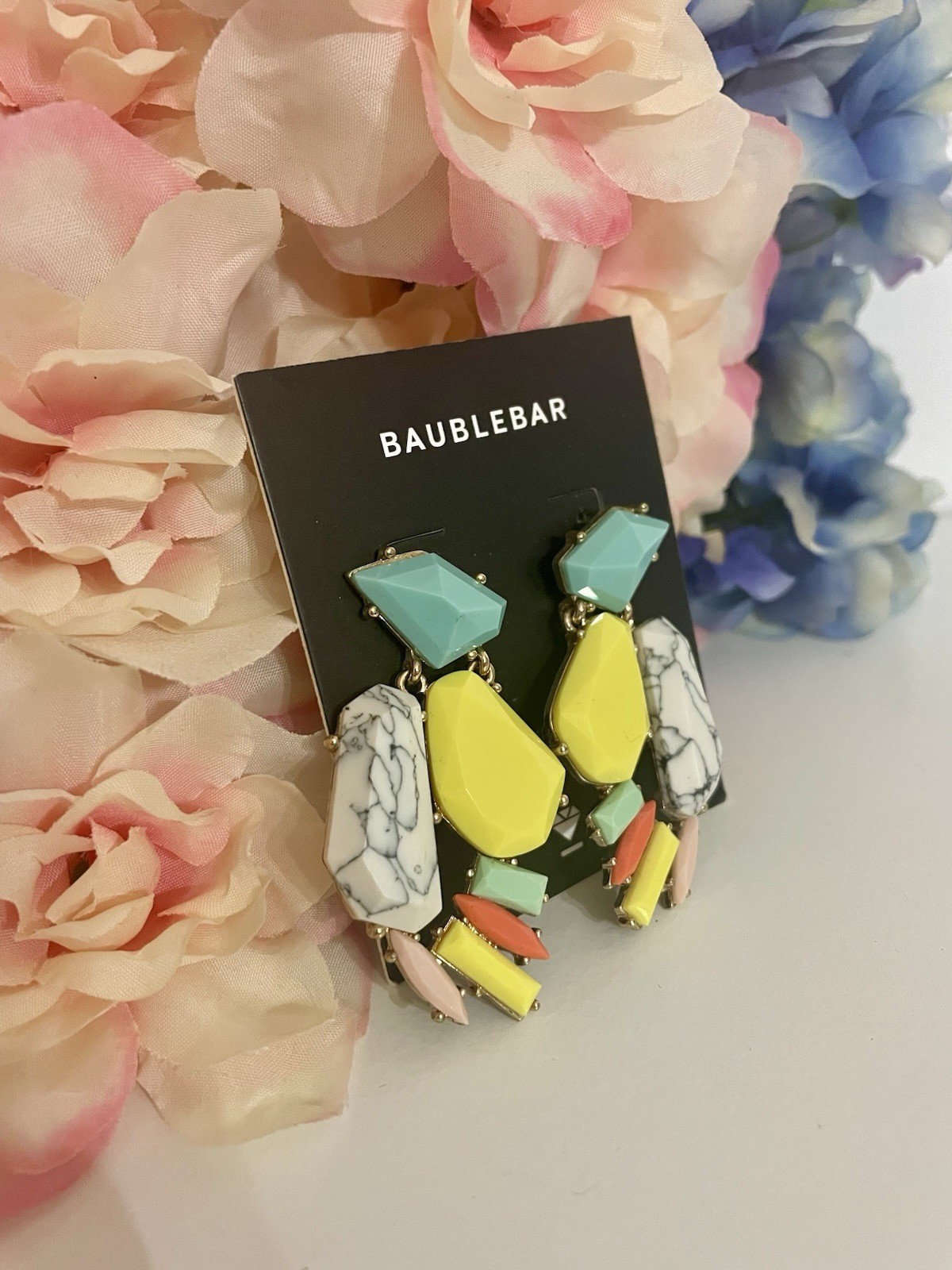 Baublebar Multicolor Statement Earrings. About 2.… - image 1