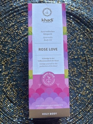 Khadi Natural Cosmetics Elixir Ayurvedisches Körperöl Rosy Love 100 ML OVP