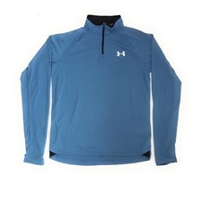 Under Armour Men's Zip Sweater, Blue/Black, X-Large