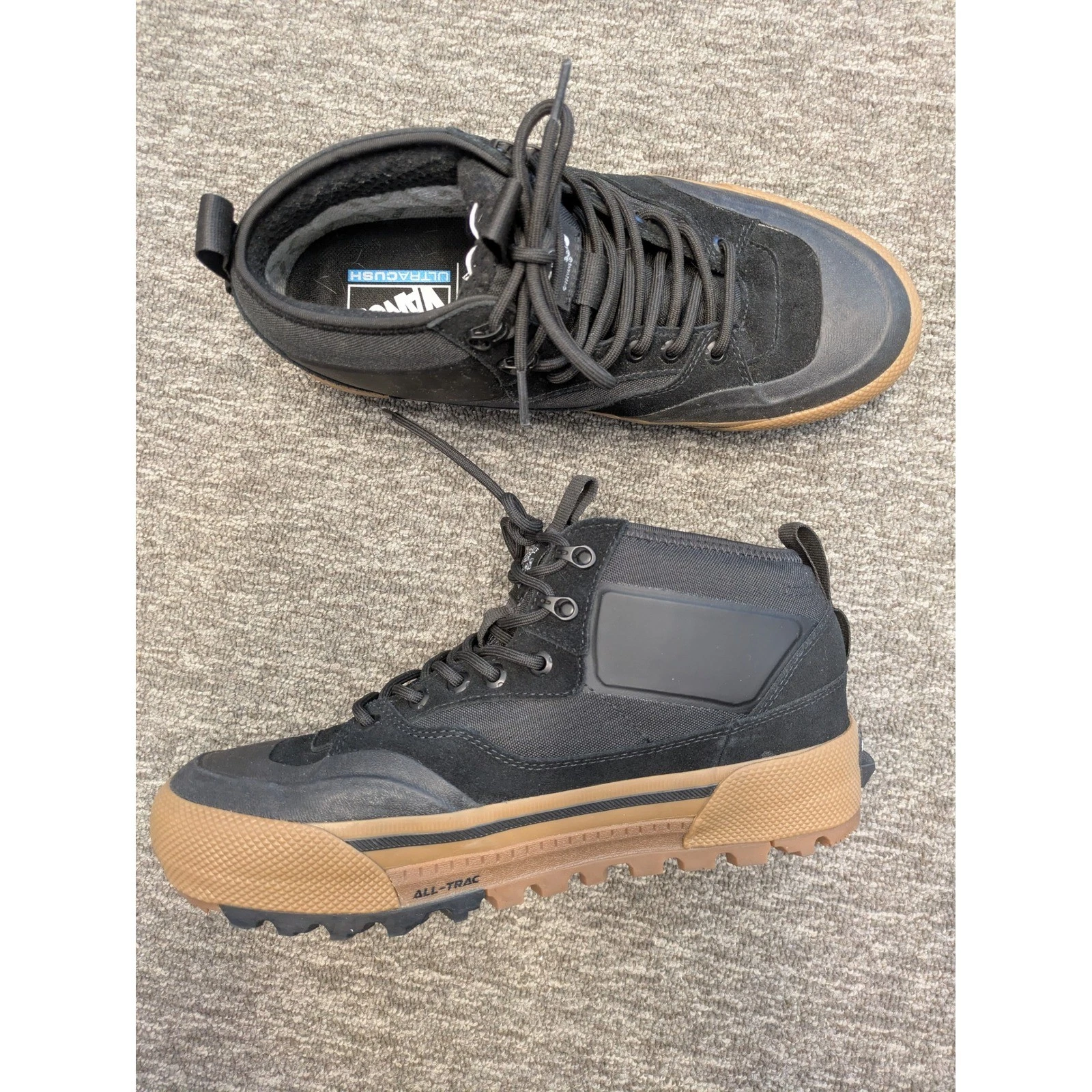 Vans Half Cab MTE-3 Sneaker Boot Men's 9.5 Black Gum Gore-Tex Waterproof