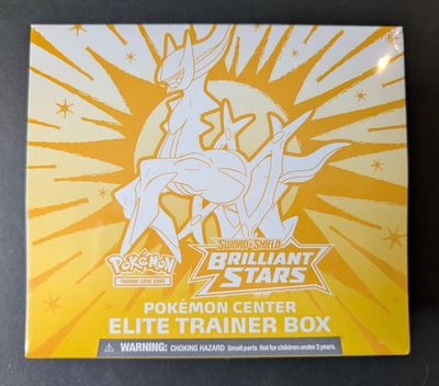 Brilliant Stars Pokemon Center Elite Trainer Box ETB Pokemon TCG