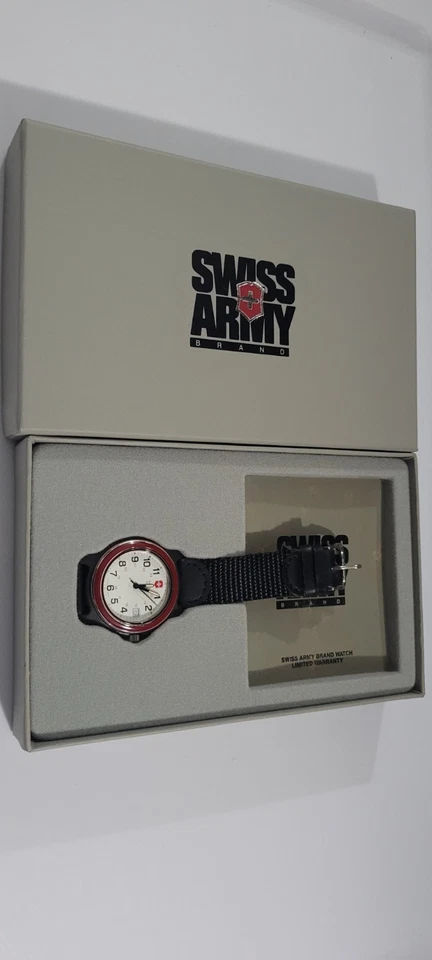 SWISS ARMY Watch~Men Famous ORIGINAL RED 2K~Marlboro Adventure Team - image 2 of 3