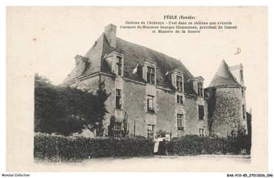 BAKP10-1048-85 - FEOLE - Chateau de l'aubraye it's in this castle that s'ecou
