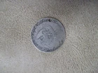 Reproduction antique Civil War Confederate soldier silver Coin ID Dog Tag relic