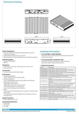 NEXCOM VTC6100 In-Vehicle Computer