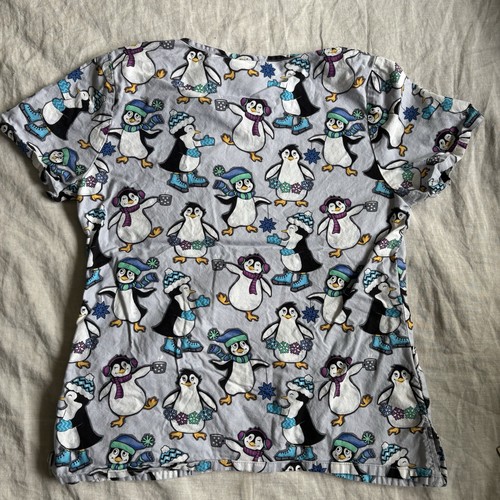 Lote de marcas mixtas/4 camisetas exfoliantes médicas dentales veterinarias talla pequeña para mujer - Imagen 10 de 15