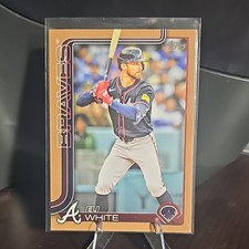 Topps 2025 Update Eli White Atlanta Braves Rookie RC #US189 Baseball Card. rookie card picture