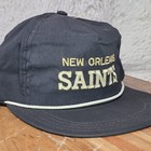 Vintage New Orleans Saints NFL AJD Authentic Proline Rope Snapback Hat — photo 2