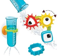 Yookidoo Baby Bath Toy Spin 'N' Sort Water Gear Childrens Sensory Water Wheel