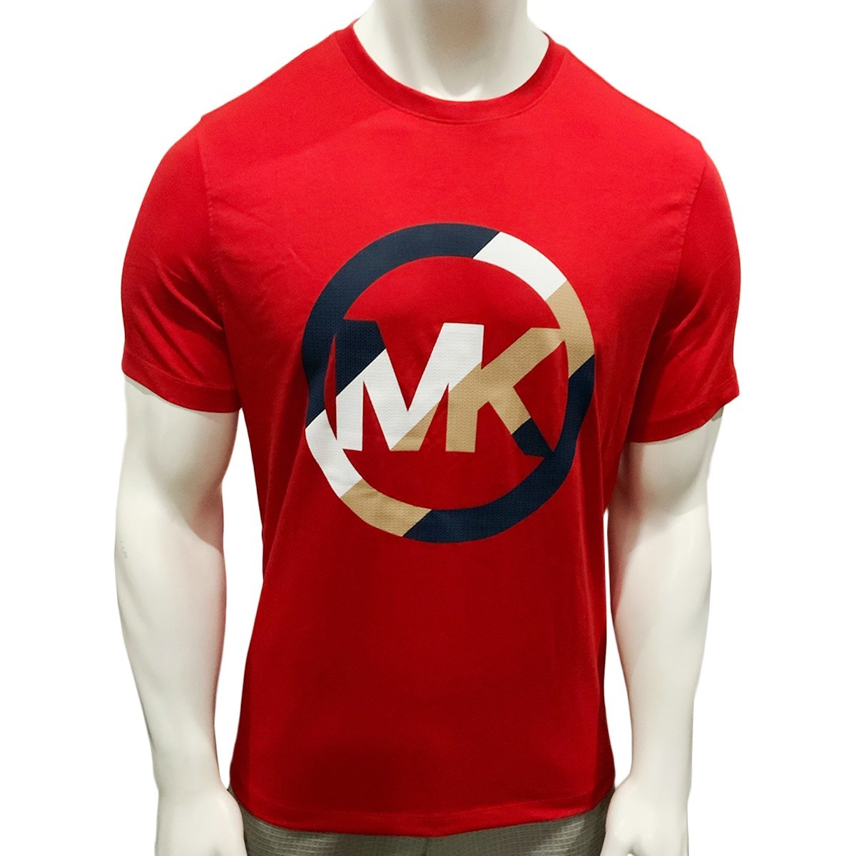NWT MICHAEL KORS MSRP $56.99 MEN'S RED CREW NECK SHORT SLEEVE T-SHIRT SIZE L 2XL thumbnail 2