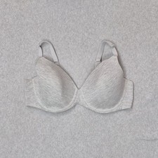 Bali Women Bra 40D Gray Heather Lightly Lined T Shirt Wireless Strap